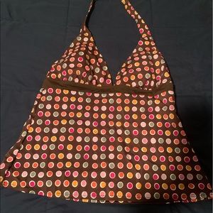 NWT Halter Style Tankini Top Size 12
